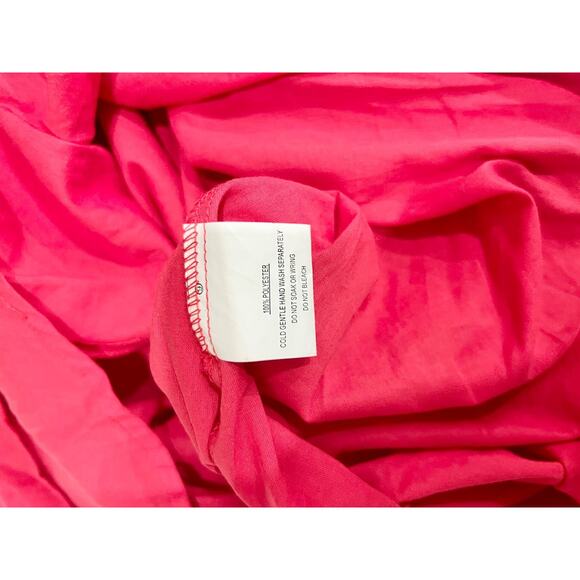 Billy J Galilhai Ruffle V-Neck Side Cutout Maxi Dress Red Women's AUS 6 / US 2 - Picture 5 of 5